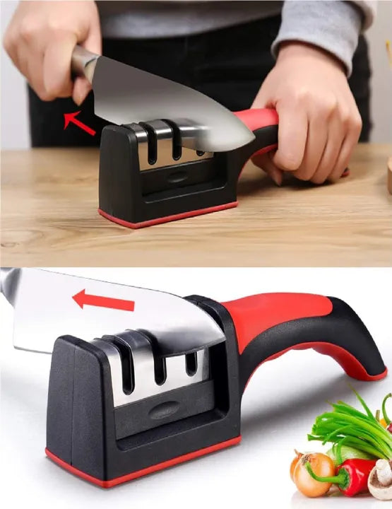 🔥 4-in-1 Professional Knife🔪 & Scissor✂️ Sharpener – Adjustable, Easy & Razor-Sharp Results in Seconds!⚡