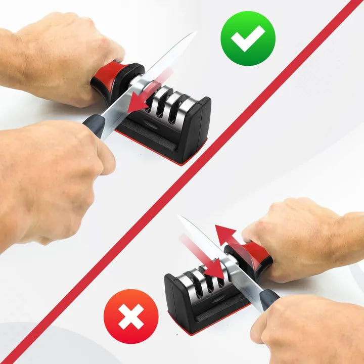 🔥 4-in-1 Professional Knife🔪 & Scissor✂️ Sharpener – Adjustable, Easy & Razor-Sharp Results in Seconds!⚡