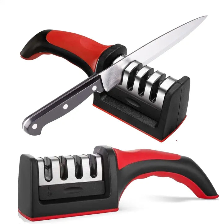 🔥 4-in-1 Professional Knife🔪 & Scissor✂️ Sharpener – Adjustable, Easy & Razor-Sharp Results in Seconds!⚡