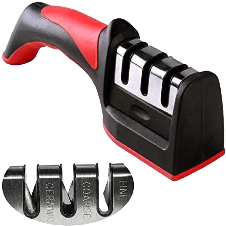 🔥 4-in-1 Professional Knife🔪 & Scissor✂️ Sharpener – Adjustable, Easy & Razor-Sharp Results in Seconds!⚡