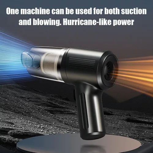 High Power 3-in-1 Portable Vacuum Cleaner – Cordless, Rechargeable Vacuum Cleaner for Car, Home & Interiors