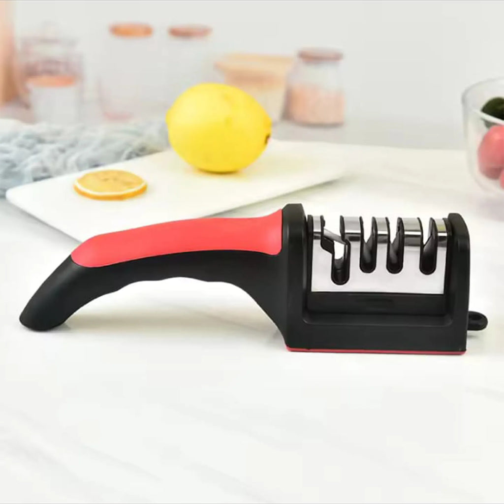 🔥 4-in-1 Professional Knife🔪 & Scissor✂️ Sharpener – Adjustable, Easy & Razor-Sharp Results in Seconds!⚡